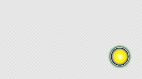 Yellow spots are approaching on a transparent background Stock Footage 144255149
