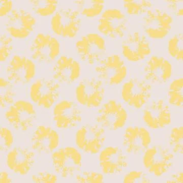 Yellow spotted texture seamless vector pattern Stock Illustration