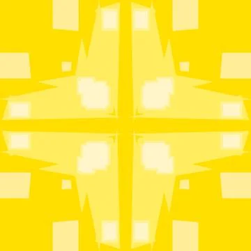 Yellow Square and Plus Pattern Stockillustratie