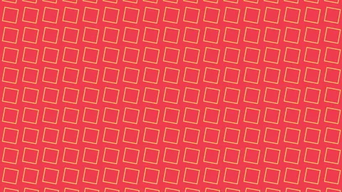 Yellow Square Shuffle on Red Background Stock Footage 151100468