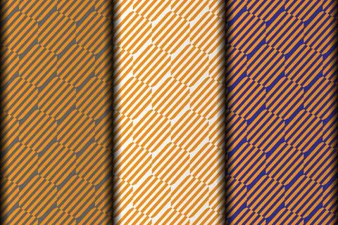 Yellow square style vector eps seamless pattern design. Illustrazione stock