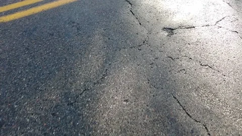 YELLOW ST LINE SLOW MO Stock Footage 179090578