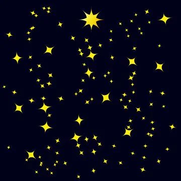 Yellow star background Stock Illustration