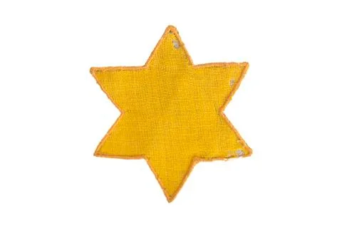 Yellow Star Of David Stock Photos