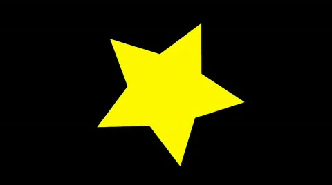 Yellow Star Stock-Footage 179527