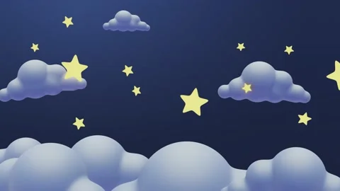 Yellow star in the night sky. Stock Footage 157467180