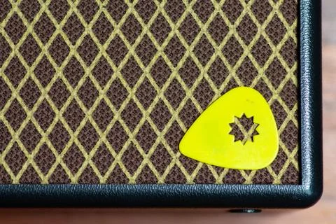 Yellow star pick Stock Photos