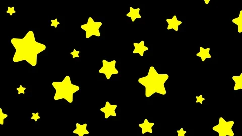 Yellow stars background Stock Footage 108773364