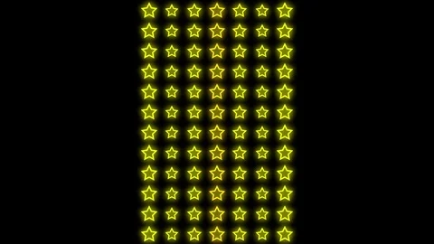 Yellow Stars Pattern Beats 库存影片 72650685