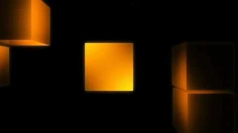 Yellow step boxes Stock Footage 99725035