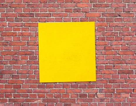 Yellow sticker paper note Stock Illustration