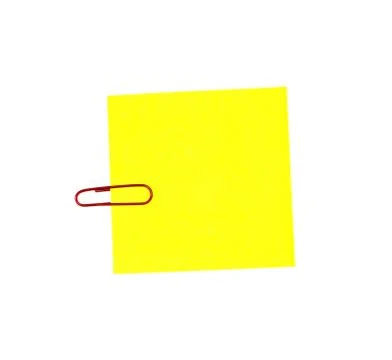 Yellow sticker Stock Photos