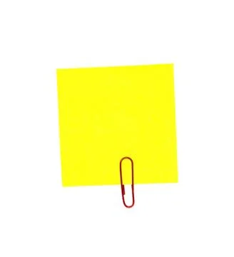 Yellow sticker Stock Photos