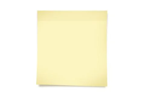 Yellow sticky note 스톡 일러스트