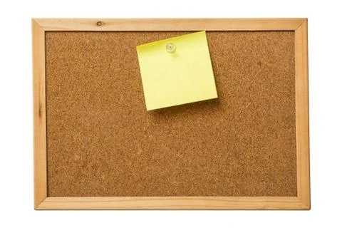 Yellow sticky notes Stock Photos