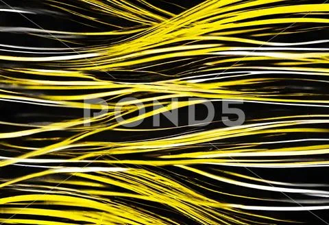 Yellow Streaks on Black Background 01