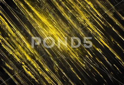 Yellow Streaks on Black Background 02