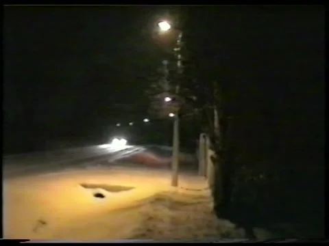 Yellow Streetlight Stock Footage 343697233