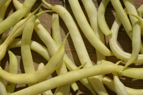 Yellow string beans (green beans) Stock Photos