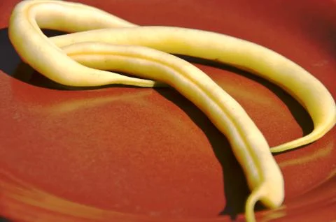 Yellow string beans (green beans) Stock Photos