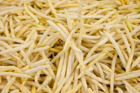 Yellow string beans Stock-Fotos