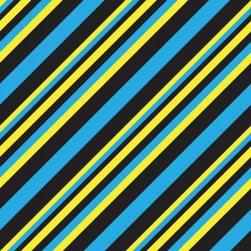 Yellow Stripe seamless pattern background in diagonal style Stock Illustration