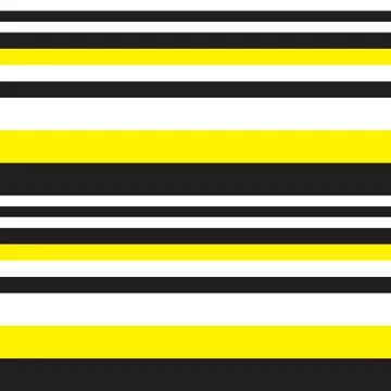 Yellow Stripe seamless pattern background in horizontal style Stock Illustration