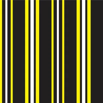Yellow Stripe seamless pattern background in vertical style Stock Illustration