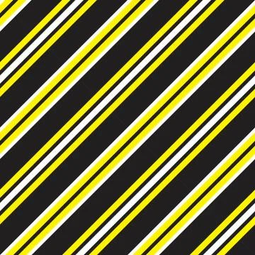 Yellow Stripe seamless pattern background in diagonal style Stock Illustration