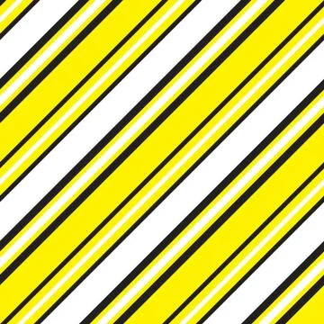 Yellow Stripe seamless pattern background in diagonal style Stock Illustration