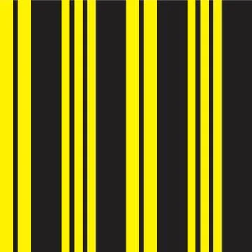 Yellow Stripe seamless pattern background in vertical style Stock Illustration