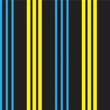 Yellow Stripe seamless pattern background in vertical style Stock Illustration