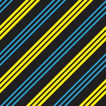 Yellow Stripe seamless pattern background in diagonal style Stock Illustration