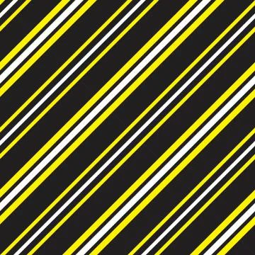 Yellow Stripe seamless pattern background in diagonal style Stock Illustration