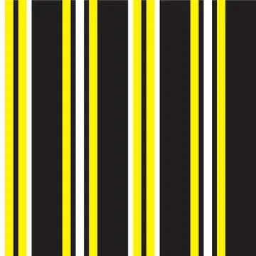 Yellow Stripe seamless pattern background in vertical style Stock Illustration