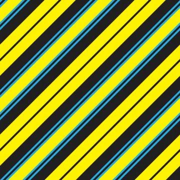 Yellow Stripe seamless pattern background in diagonal style Stock Illustration