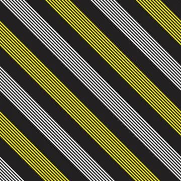 Yellow Stripe seamless pattern background in diagonal style Stock Illustration