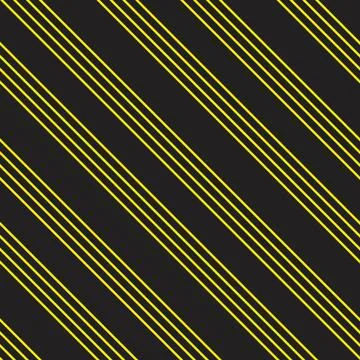 Yellow Stripe seamless pattern background in diagonal style Stock Illustration