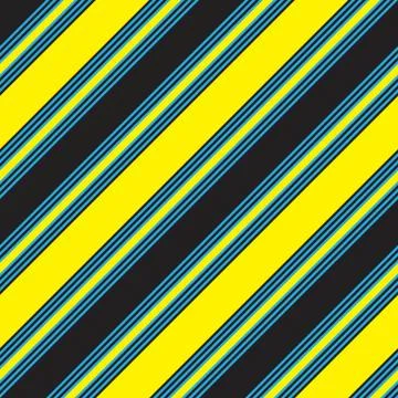 Yellow Stripe seamless pattern background in diagonal style Stock Illustration