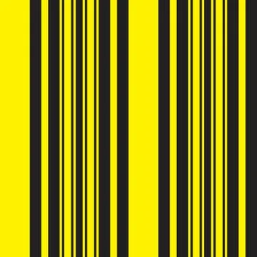 Yellow Stripe seamless pattern background in vertical style Stock Illustration
