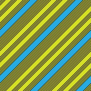 Yellow Stripe seamless pattern background in diagonal style Stock Illustration