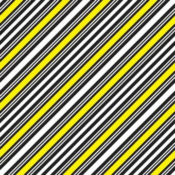 Yellow Stripe seamless pattern background in diagonal style Stock Illustration