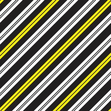 Yellow Stripe seamless pattern background in diagonal style Stock Illustration