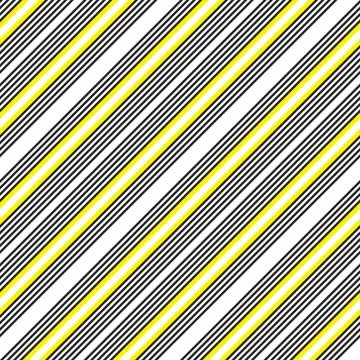 Yellow Stripe seamless pattern background in diagonal style Stock Illustration