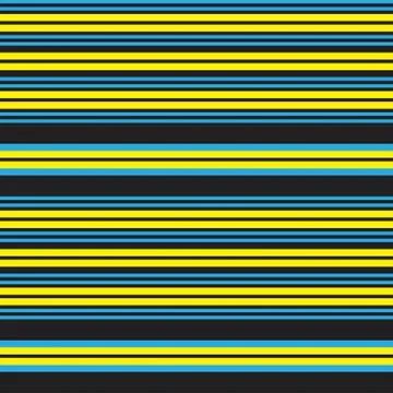 Yellow Stripe seamless pattern background in horizontal style Stockillustratie
