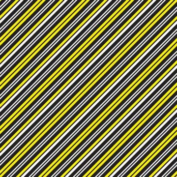 Yellow Stripe seamless pattern background in diagonal style Stock Illustration
