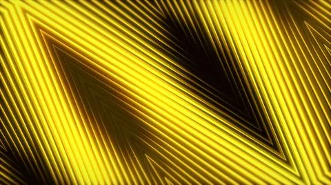 Yellow stripes at angle, abstract background. 3D render illustration Stock Illustration
