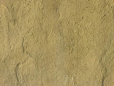 Yellow Stucco Wall Texture Background 写真素材