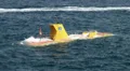 Yellow Submarine goes diving HD Footage