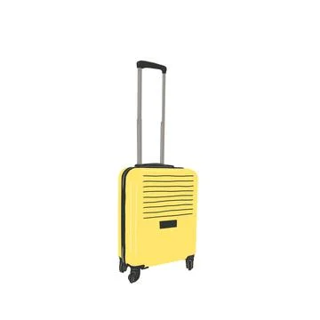 Yellow suitcase Stock Illustration